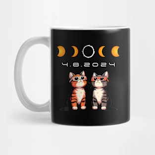 Solar Eclipse 2024 Cats ing Solar Eclipse Mug